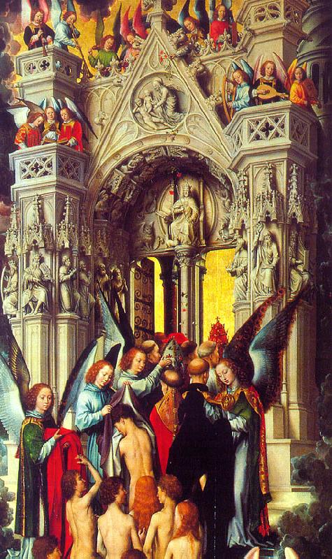 Hans Memling The Last Judgement Triptych France oil painting art